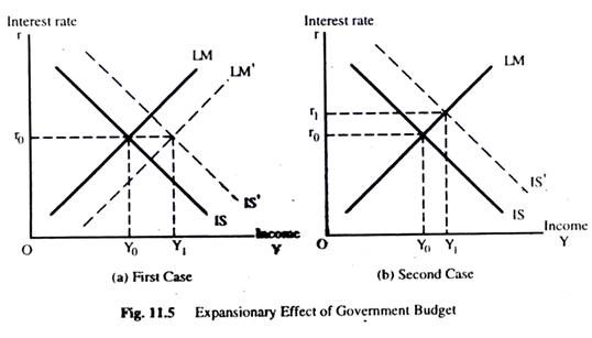 Expansionary Effect of Government Budget